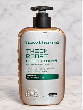 Hawthorne Thick Boost Conditioner Steamroom Biotin Rice Protein 16 oz